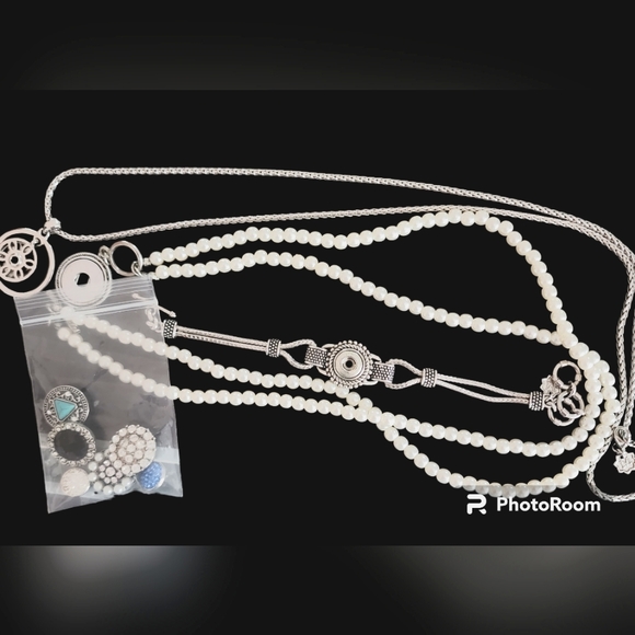 9 piece Snap Button jewelry - Picture 2 of 9